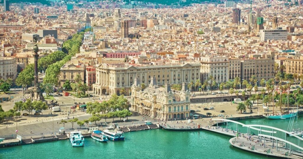 nice view of Barcelona
