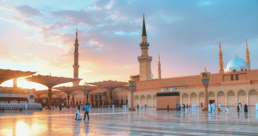 imagen de una de las zonas tradicionales de Arabia Saudí con esencia local