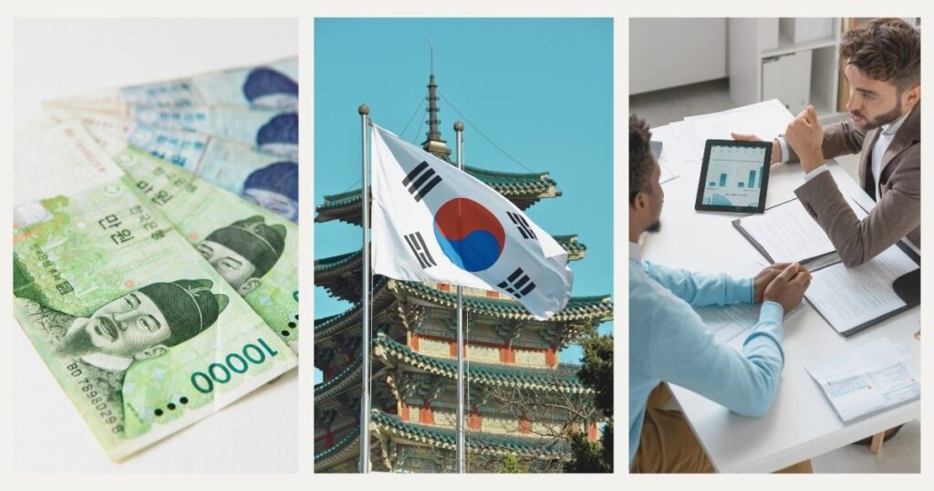 hombre abriendo cuenta en uno de los mejores bancos de Corea del Sur