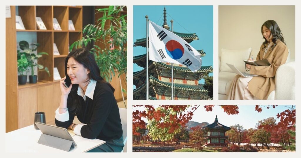 mujeres conectadas a internet en Corea del Sur