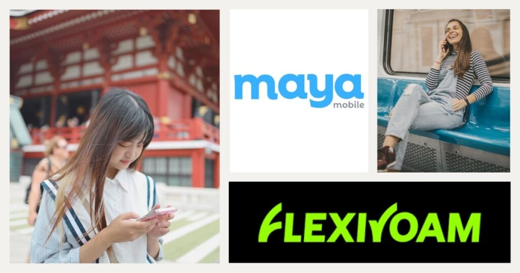 mujeres navegando en internet con una esim