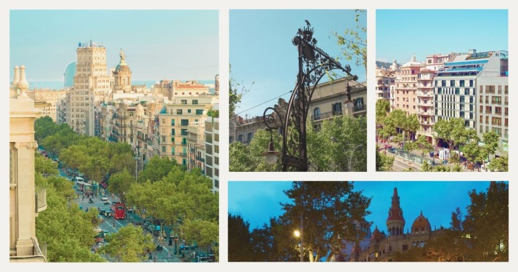 Gracia neighborhood in Barcelona