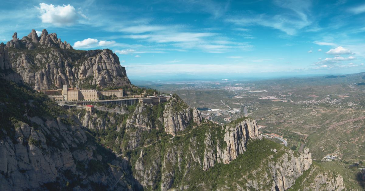 Montserrat mountains in Spain