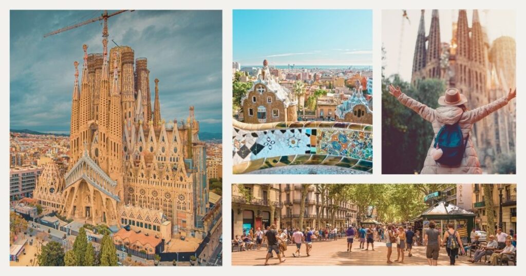 woman exploring Barcelona