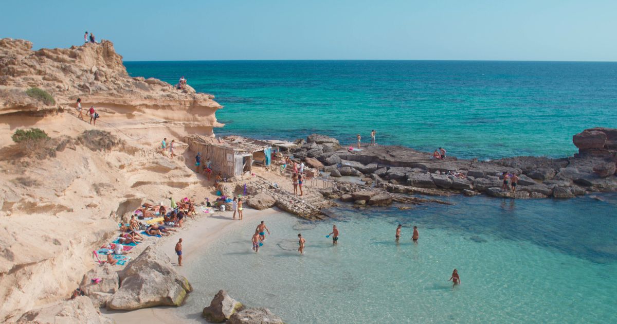 nice view of a beach in Barcelona