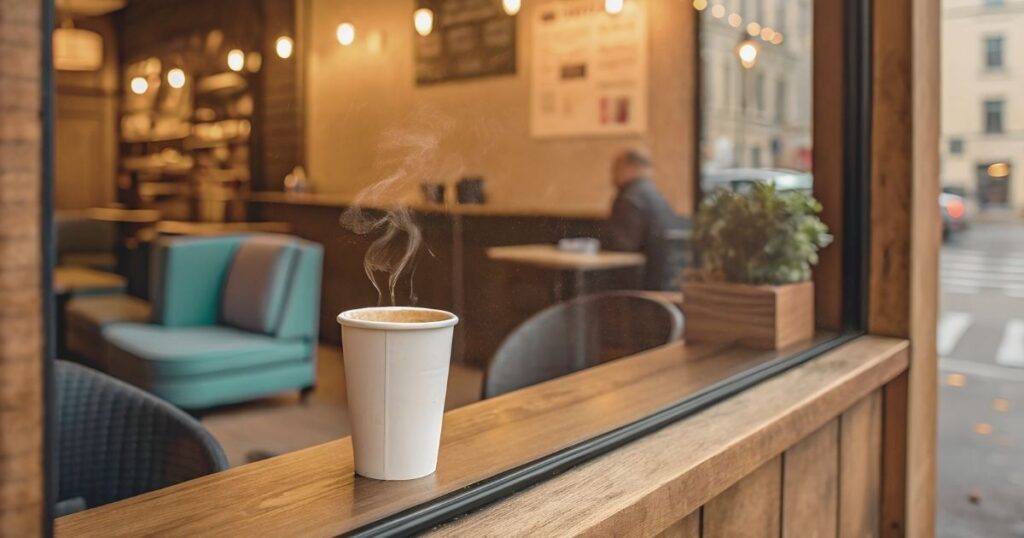 coffee shop in Gracia, Barcelona