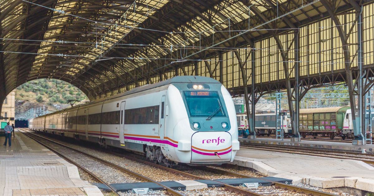 high-speed train in Barcelona