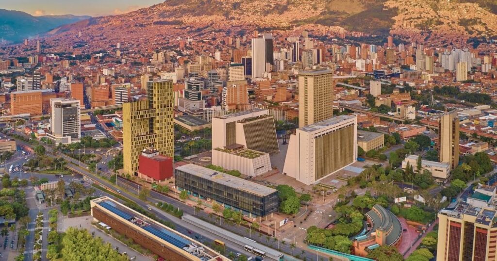 lindo paisaje de Medellin
