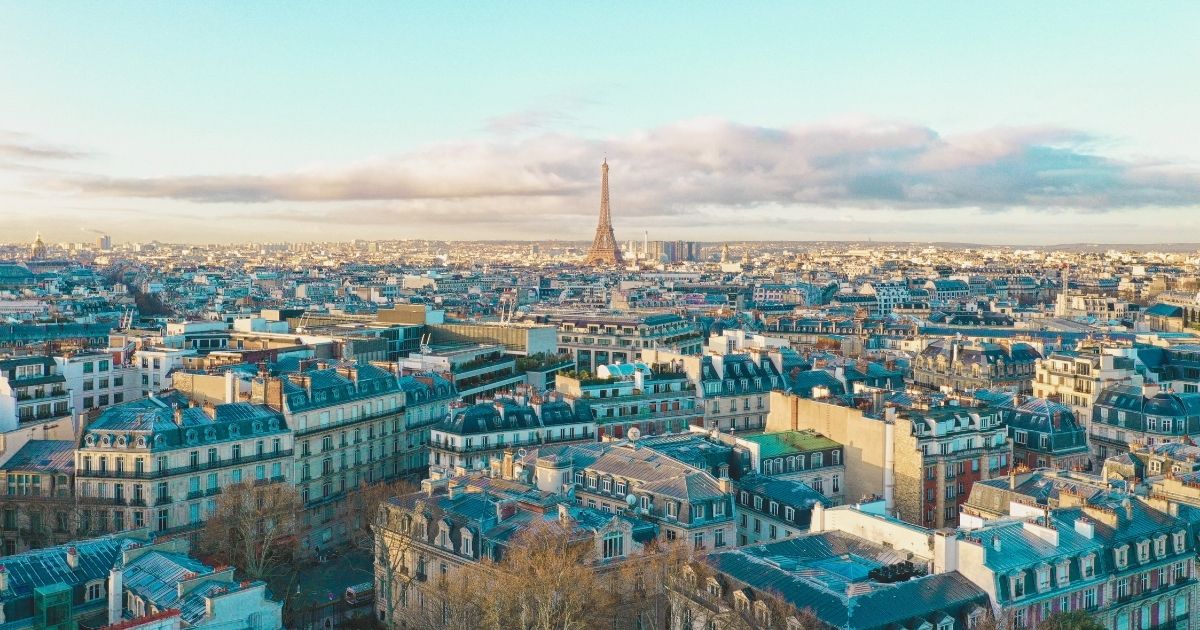 nice view of Paris