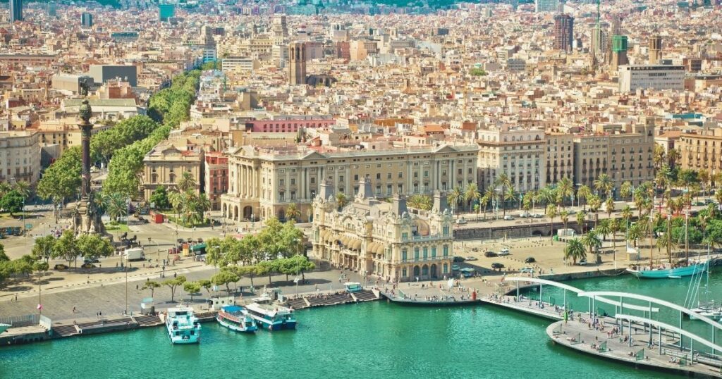 nice view of Barcelona