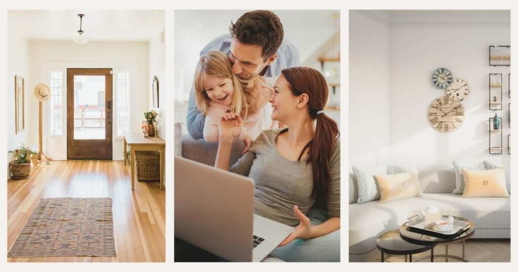 familia eligiendo una plataforma de home exchange