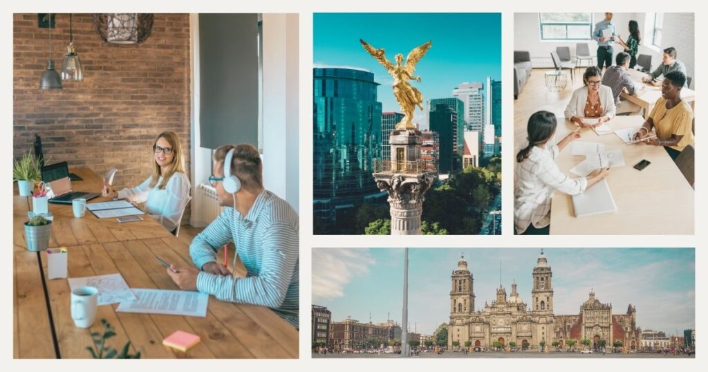 personas trabajando desde un coworking en CDMX