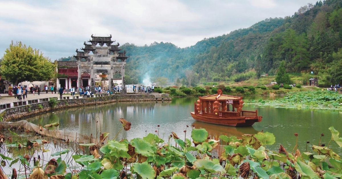 hermoso paisaje de una ciudad segura en China