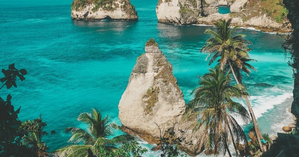 romantic beach in Bali