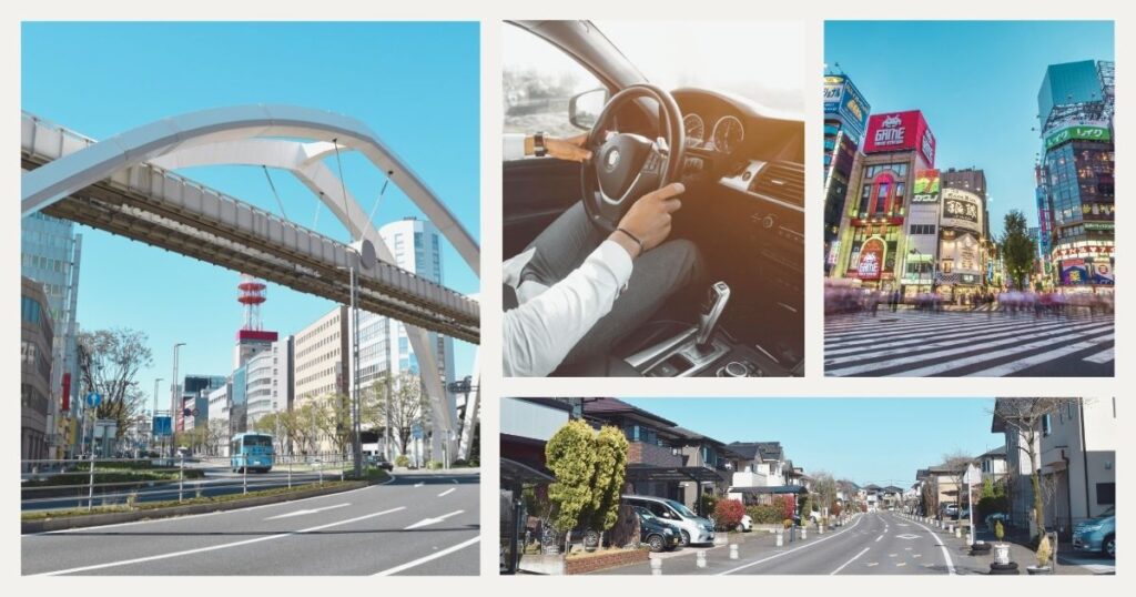 hombre conduciendo en Japon con su licencia extranjera 