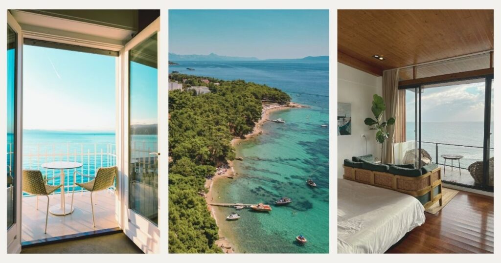 alojamiento en Croacia con vista para el mar