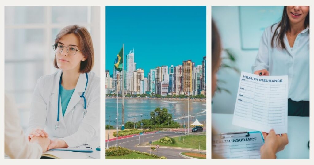 person getting a health insurance for Brazil
