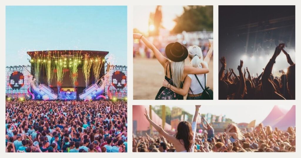 friends enjoying the day at the Barcelona Beach Festival