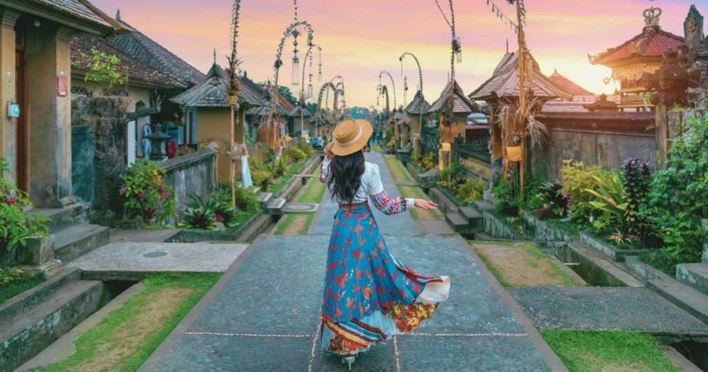 woman exploring Bali