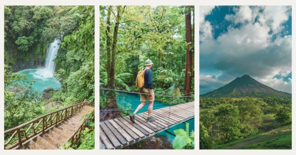 hombre viajero explorando uno de los mejores barrios de Costa Rica