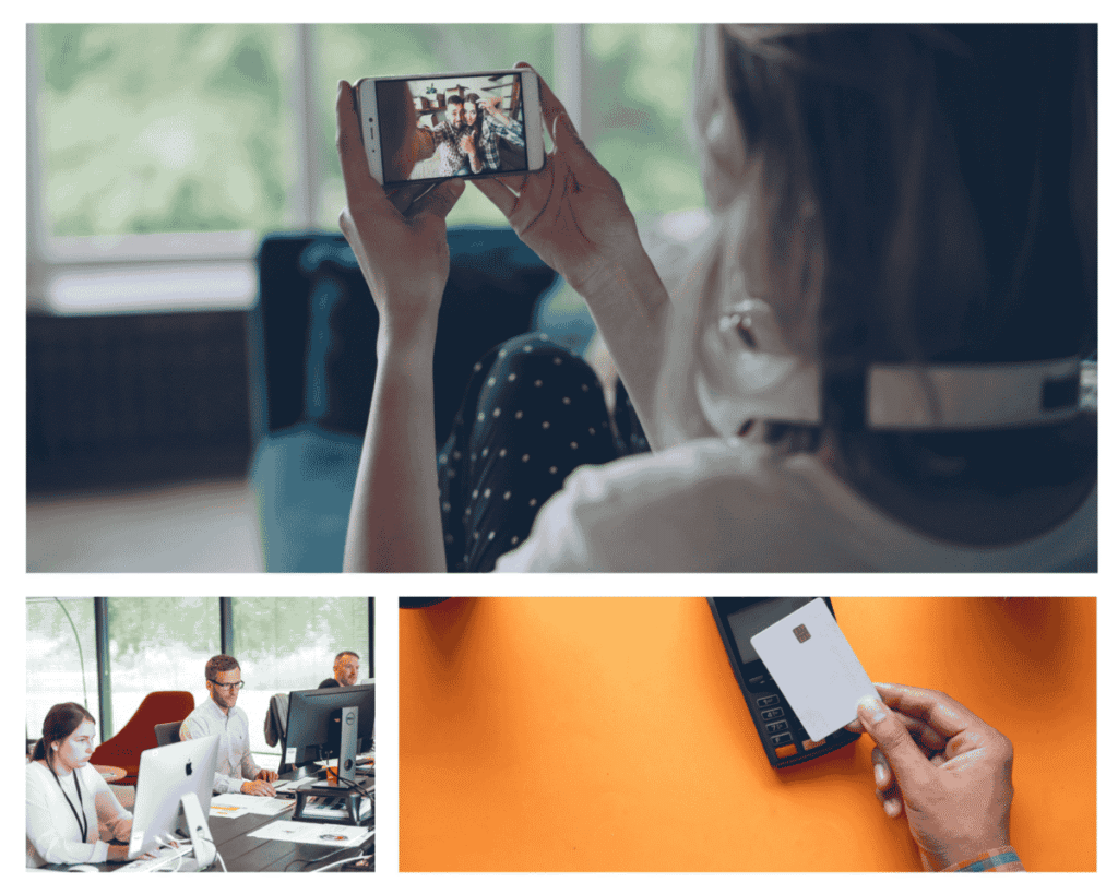 mujer-celular-atencion-cliente-pago-digital-roamic-esim-vs-saily