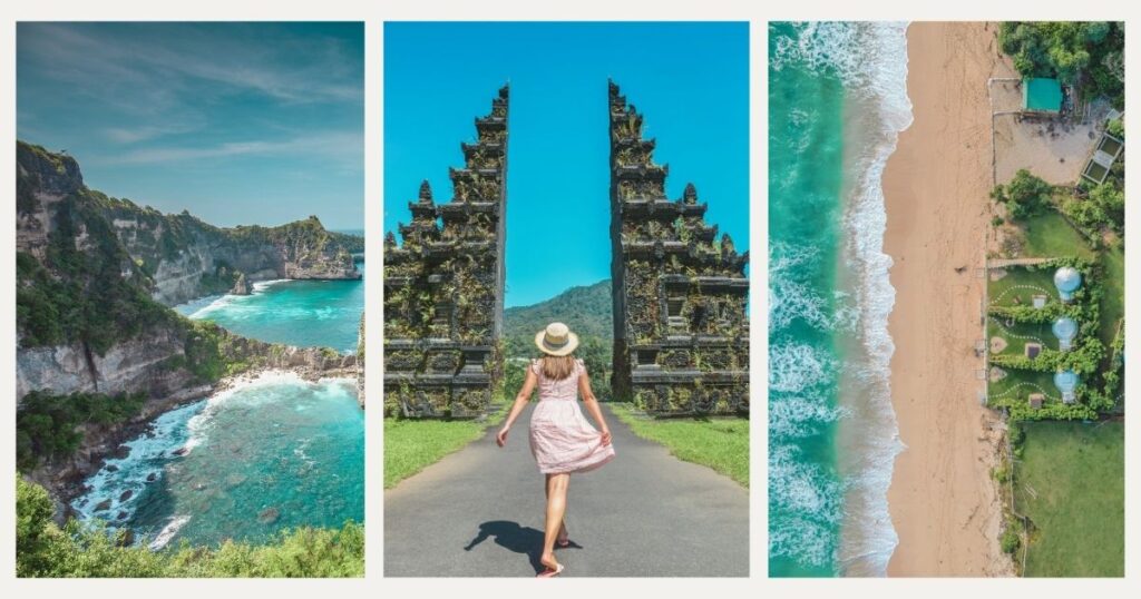 young woman exploring natural wonders in Bali 