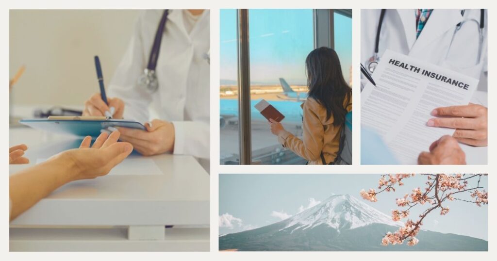 mujer viajando a Japon con un seguro medico