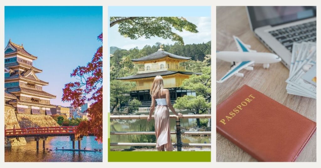 mujer disfrutando de viaje a Japon 