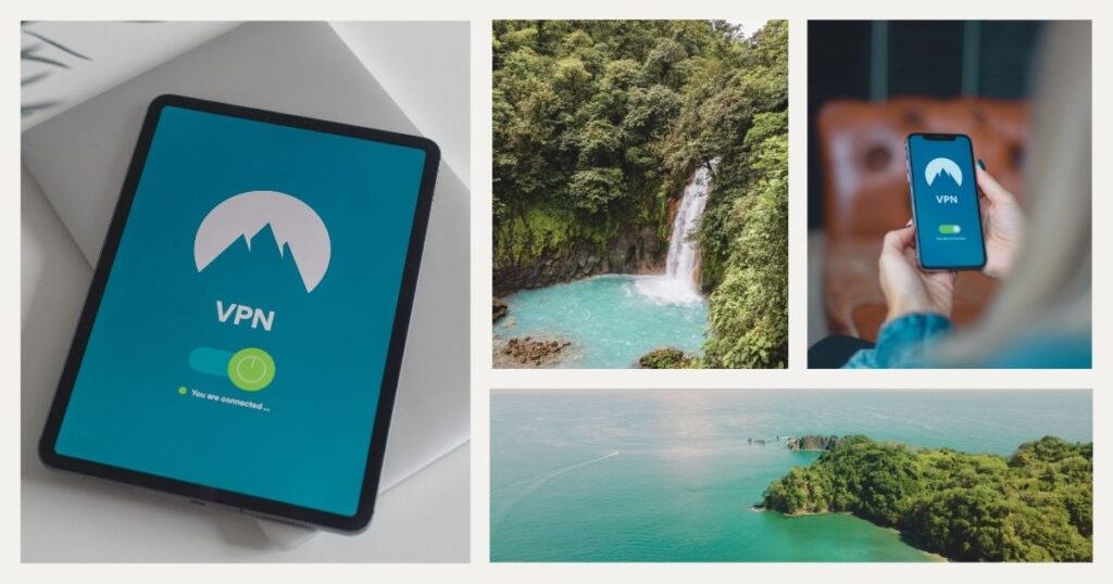 mujer navegando en internet con la vpn en Costa Rica