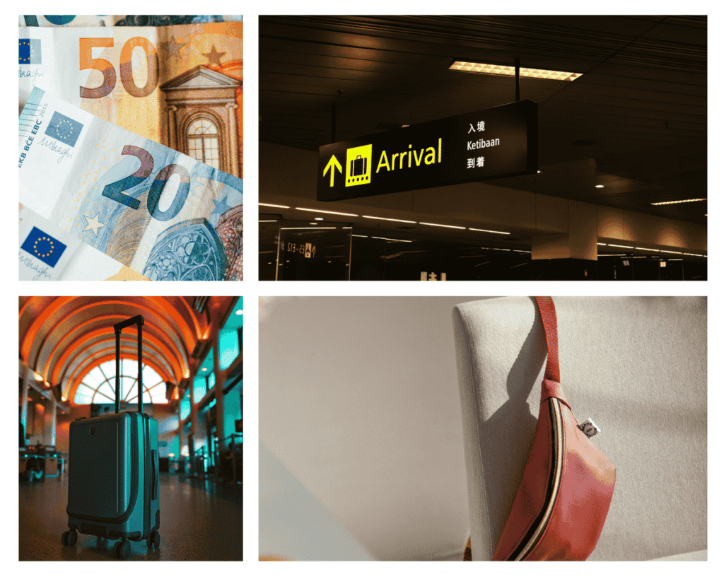 aeropuerto-dinero-maleta-riñonera-requisitos-viajar-mexico-turquia