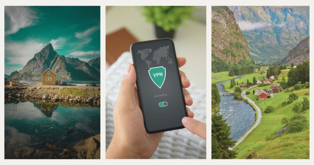 persona aprovechando los beneficios de utilizar una vpn en Noruega