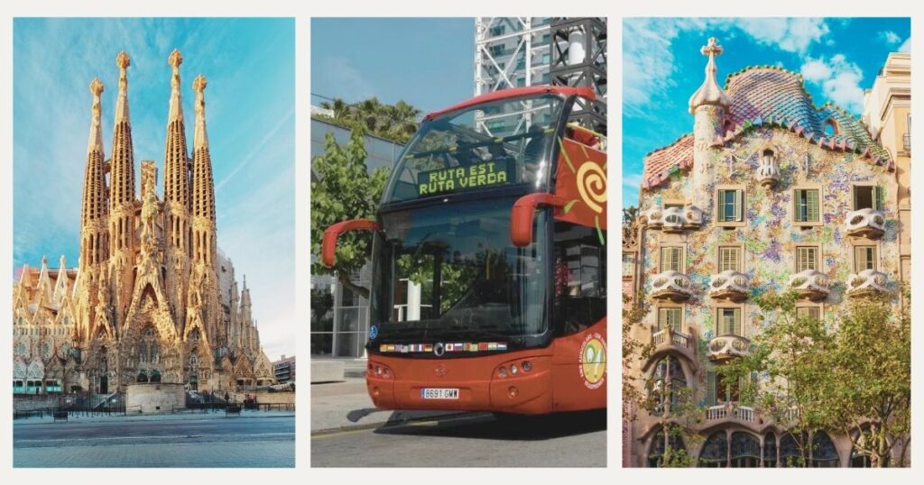 tourist bus in Barcelona