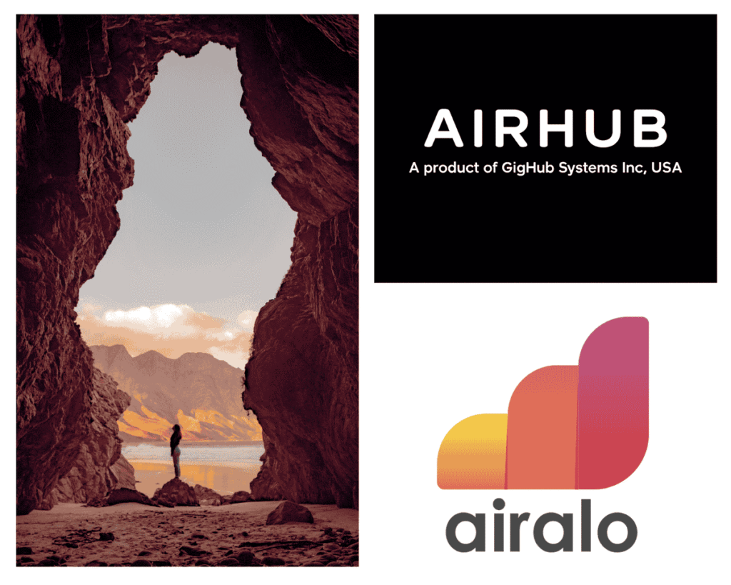 paisaje-viajera-logos-airhub-esim-vs-airalo