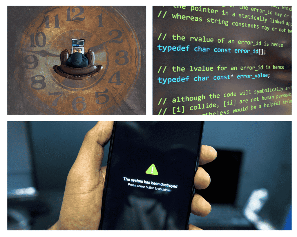 reloj-hombre-laptop-mensaje-error-smartphone-not-signal-desventajas-esim-roamify