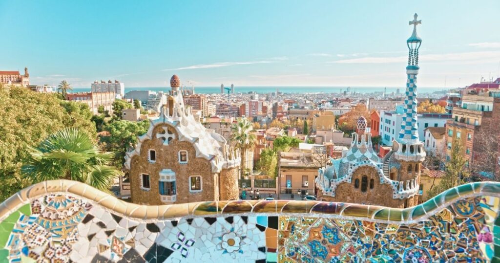 beautiful touristic spot in Barcelona