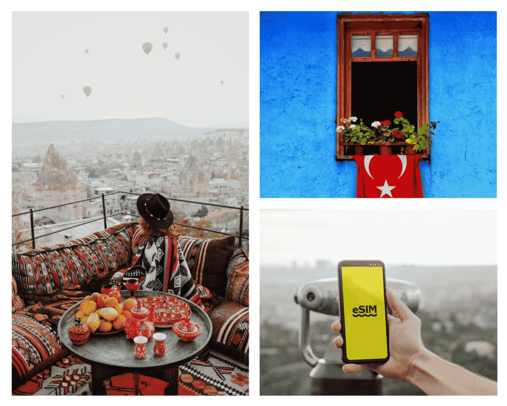 viajera-ventana-bandera-smartphone-esim-requisitos-viajar-mexico-turquia