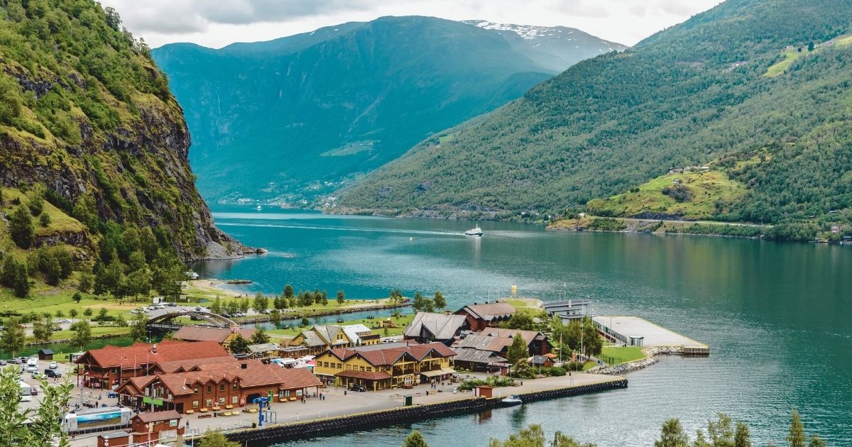 paisaje de ciudad en Noruega