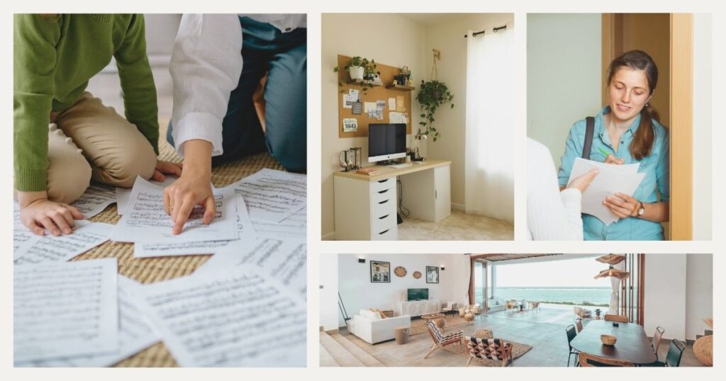 woman signing the empadronamiento in Barcelona
