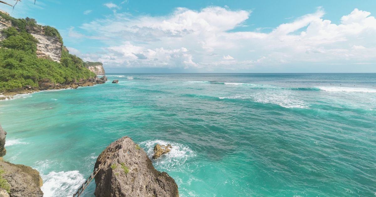 nice view of beach in Bali