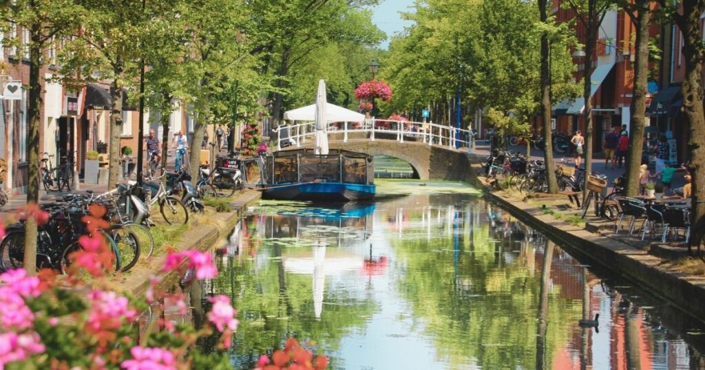 famoso puente en Amsterdan