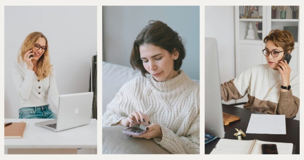 women using internet through esim