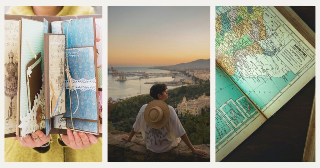 persona viajando por el mundo y documentando sus viajes