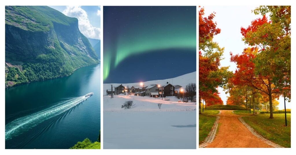 La mejor época para viajar a Noruega según el clima es entre mayo y junio.