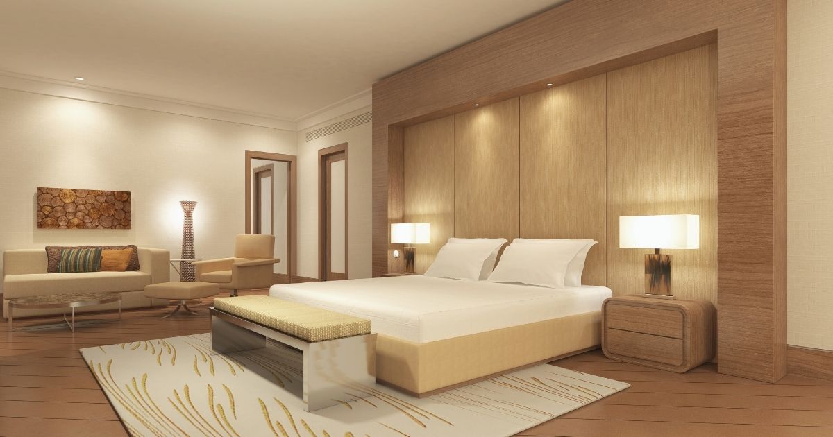 hermosa habitacion de uno de los mejores hoteles de Roma para nomadas digitales