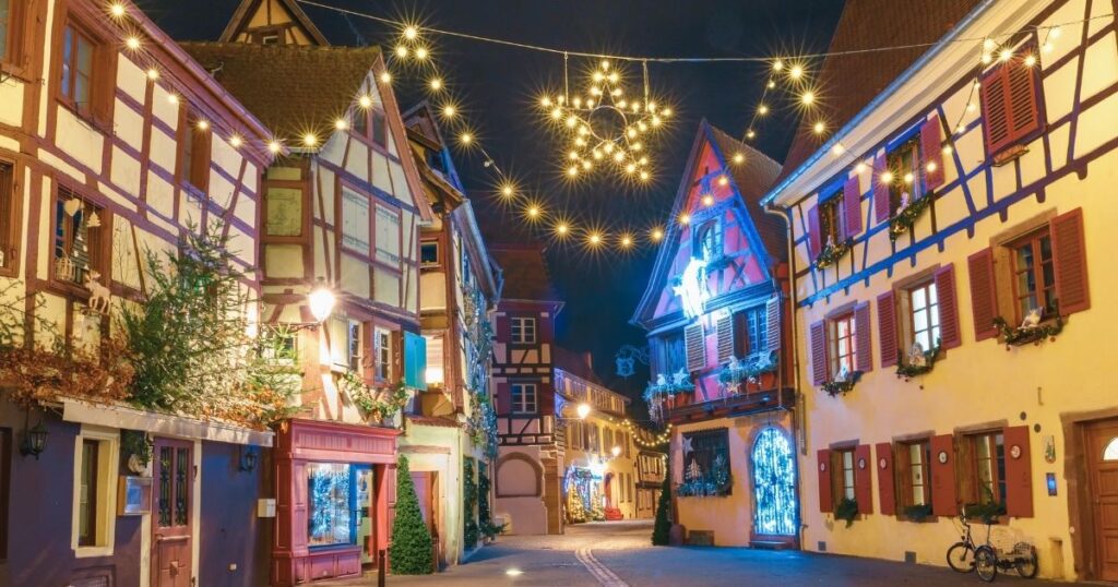mercado de navidad en Colmar, Francia