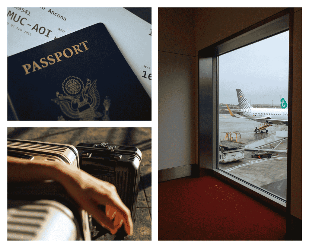 pasaporte-maleta-ventana-avion-requisitos-viajar-chile-irlanda