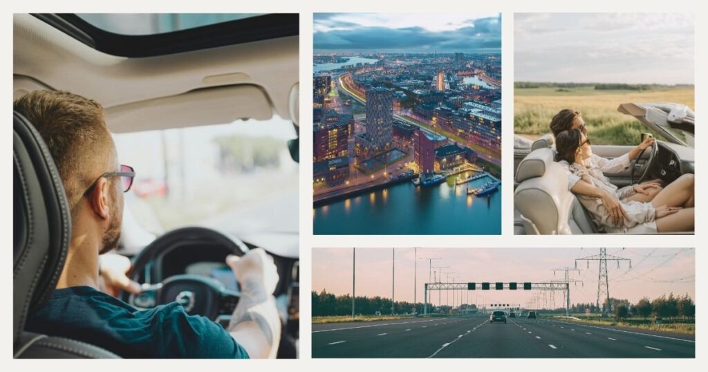 personas conduciendo en Paises Bajos