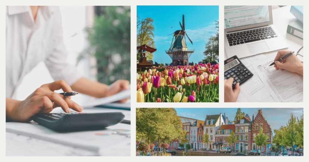 persona calculando impuestos en Paises Bajos