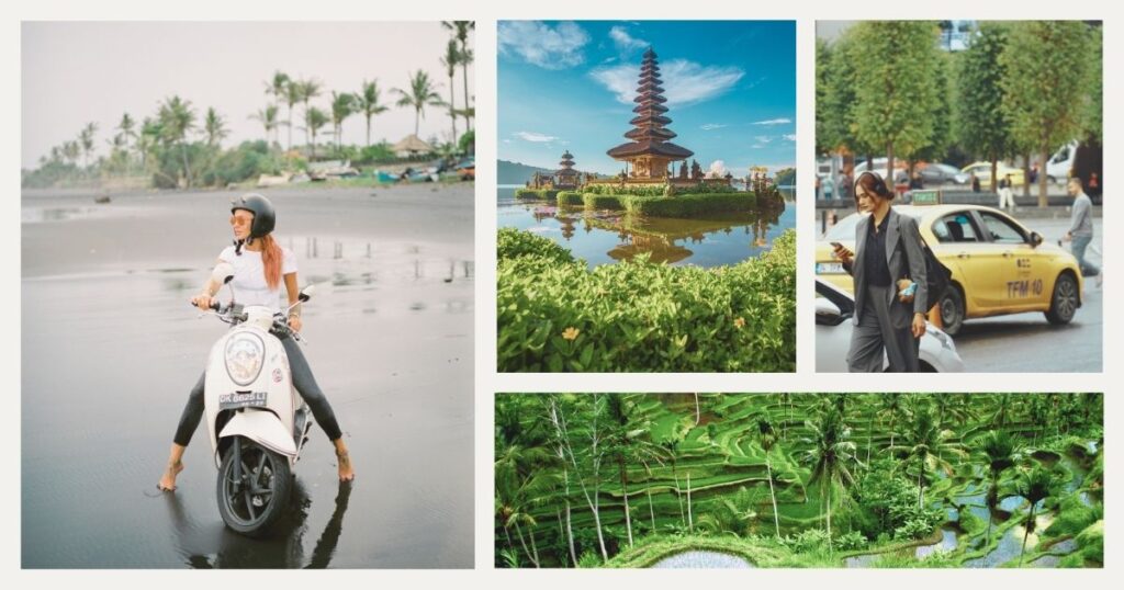first timers travelers exploring Bali