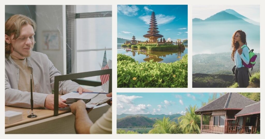 American woman living in Bali